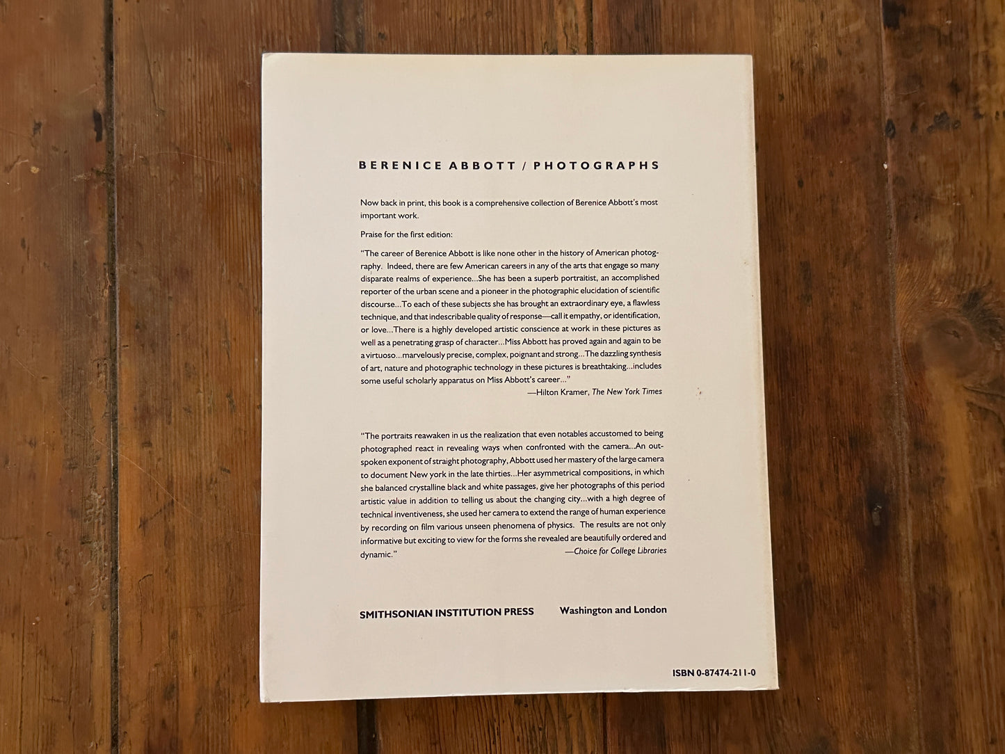 Tripp's Store / BOOKS / "Berenice Abbott Photographs", Smithsonian Books