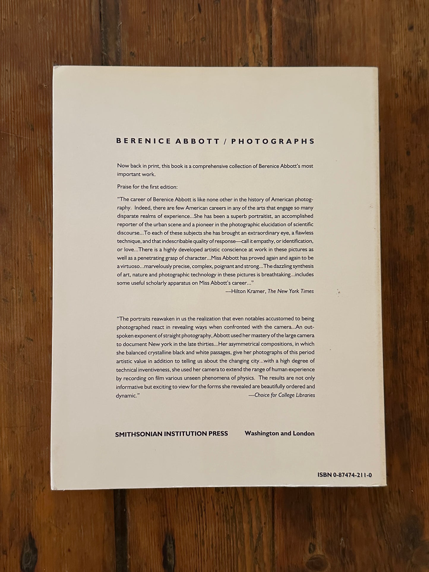 Tripp's Store / BOOKS / "Berenice Abbott Photographs", Smithsonian Books