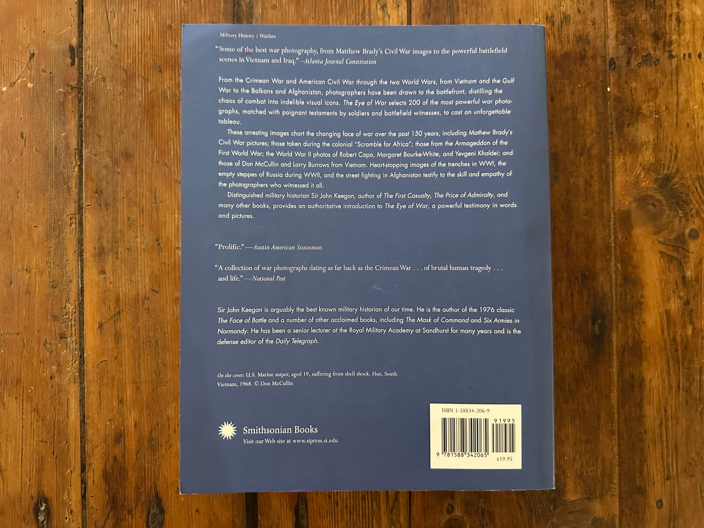 Tripp's Store / BOOKS / The Eye of War, Words and Photographs from the Front Line, by Phillip Knightley