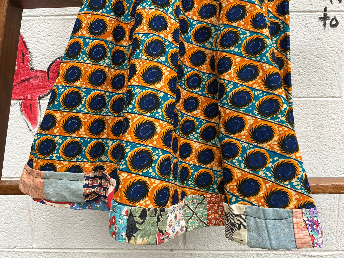 Tripp's Store : Bespoke One of a kind, hand made dress // Size medium // African wax cloth stitched dress
