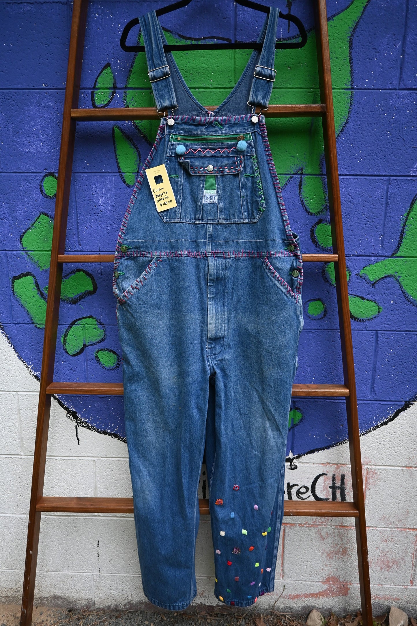 Tripp's Store / OOAK Overalls; Bespoke overalls; Fun and funky overalls; Art Clothing