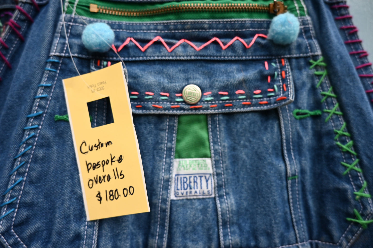Tripp's Store / OOAK Overalls; Bespoke overalls; Fun and funky overalls; Art Clothing